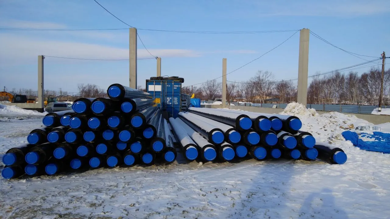 Стальные трубы в ППУ изоляции 100 мм производства «Альфа-тех» в Воронеже